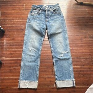 Moussy Vintage jeans! Straight leg, cuffed. EXCELLENT CONDITION! Size 23